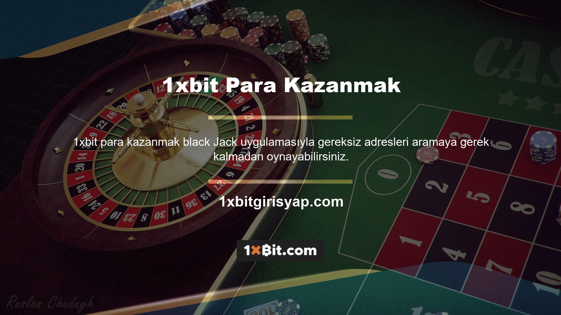 Black Jack Android sürümü, biri spor bahisleri, diğeri casino oyunları için olmak üzere iki uygulama içerir