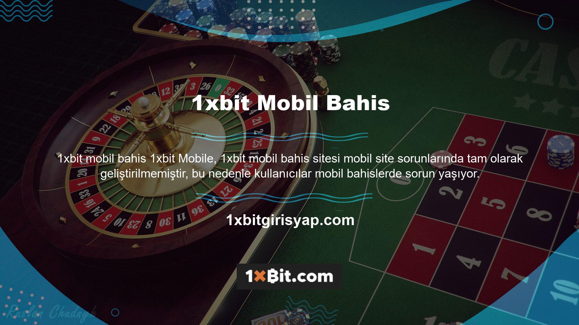 Ne yazık ki, sitenin altyapısı ve düzeni onu mobil bahisler için birinci sınıf bir konum haline getiriyor